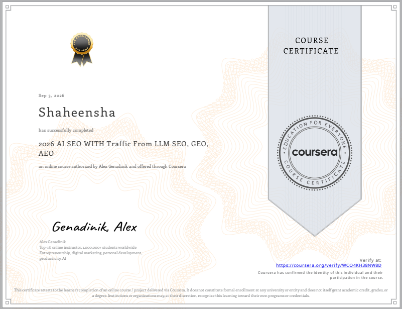 2026 AI SEO Traffic from LLM SEO GEO AEO